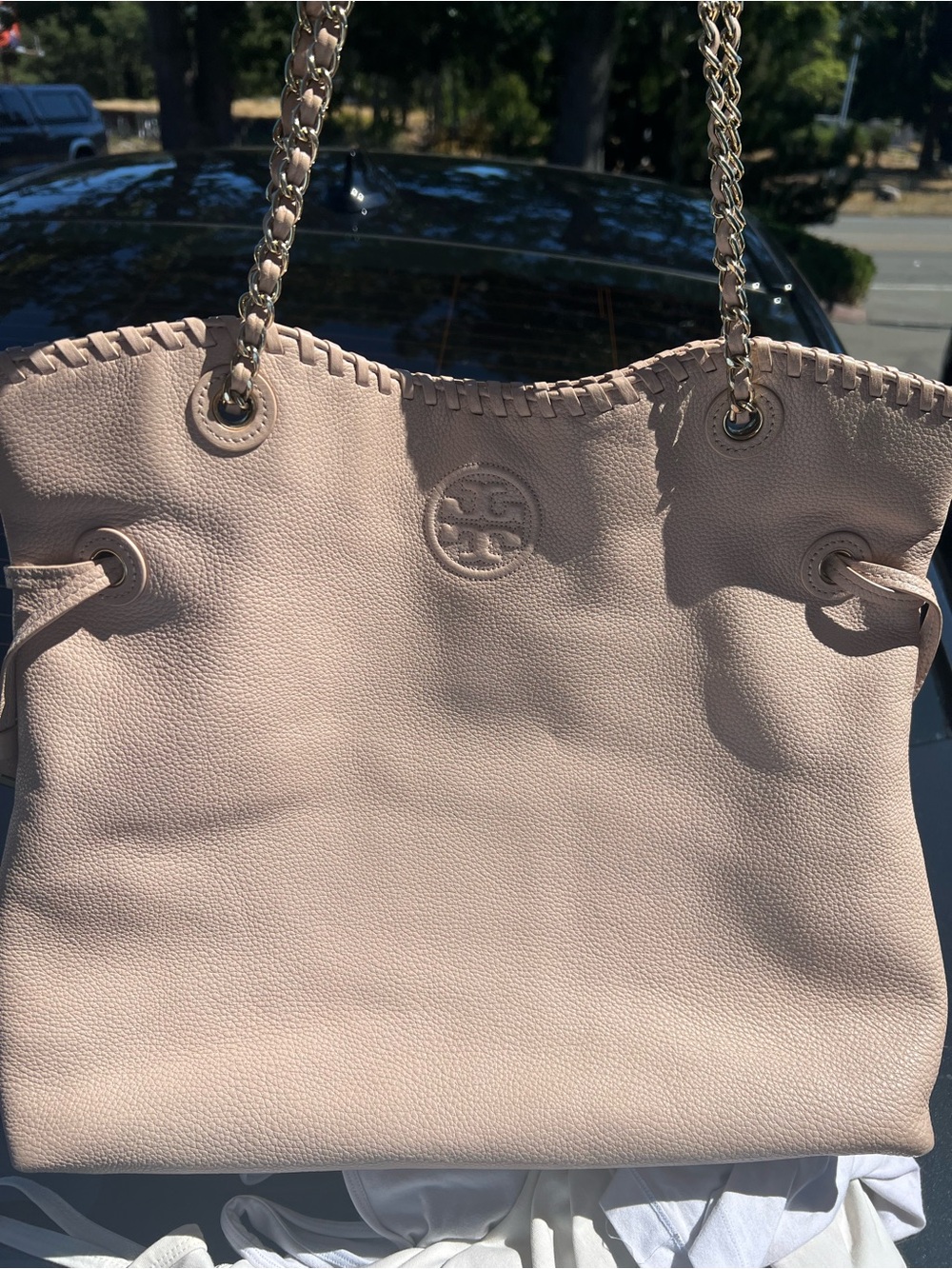 Tory Burch Large Marion slouchy chain should bag